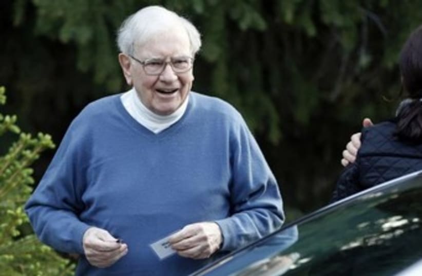 Warren Buffett 370 (photo credit: REUTERS)