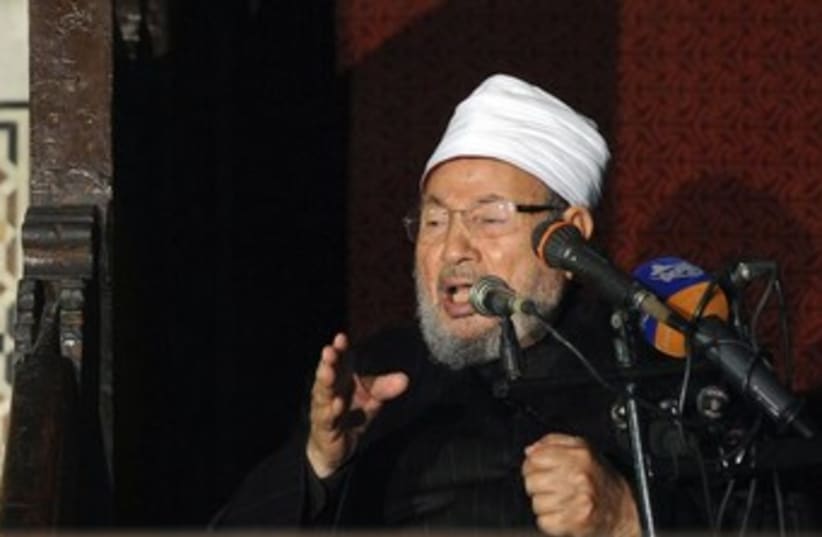 Sheikh Yusuf al-Qaradawi 370 (photo credit: REUTERS)