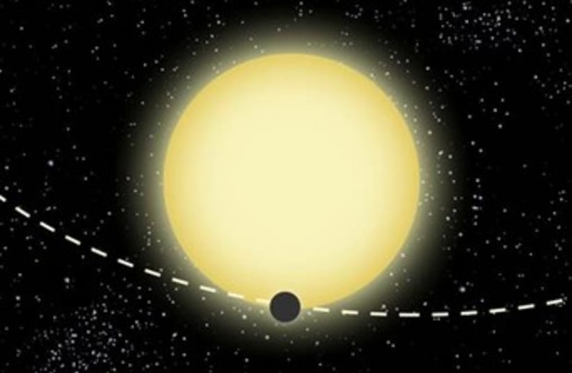 Kepler-76b illustration 370 (photo credit: Courtesy of TAU)