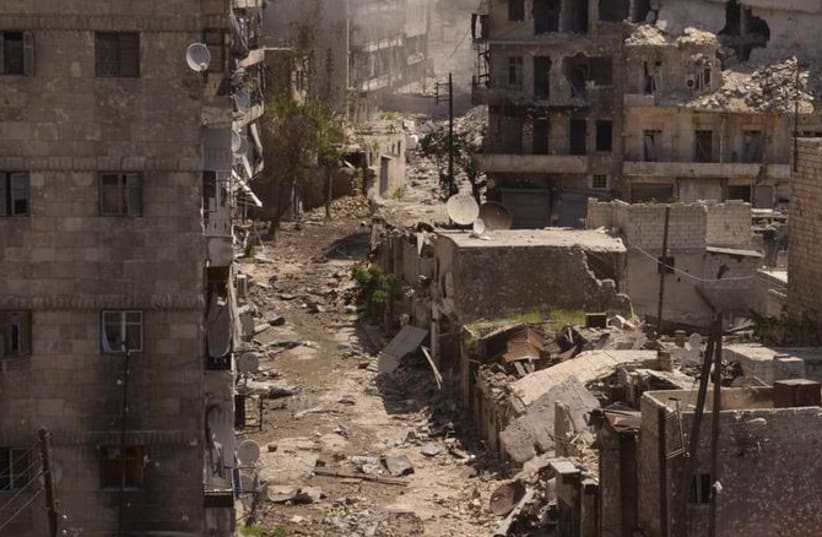 Destruction in Syria 370 (photo credit: REUTERS)