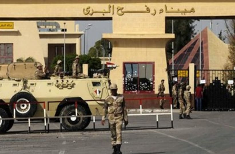 Rafah border crossing Sinai Gaza370 (photo credit: Reuters)