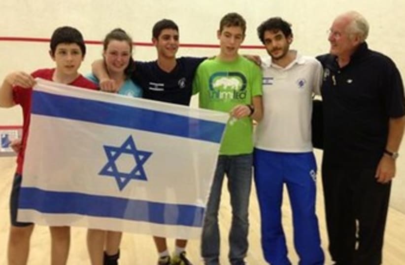 Israel youth squash champ team 370 (photo credit: Asaf Kliger and Adi Avishai)