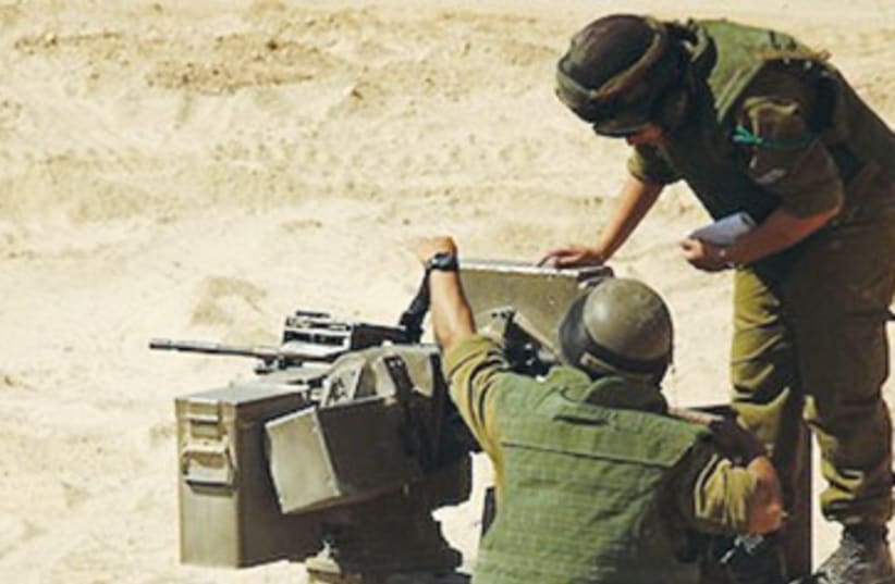 Katlanit remote control weapons station 390 (photo credit: IDF Spokesman)