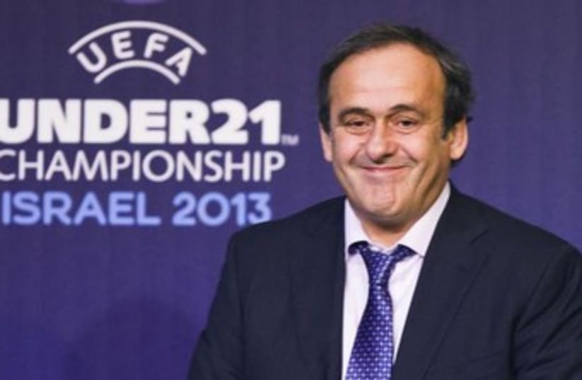 UEFA president Michel Platini 370 (photo credit: REUTERS)