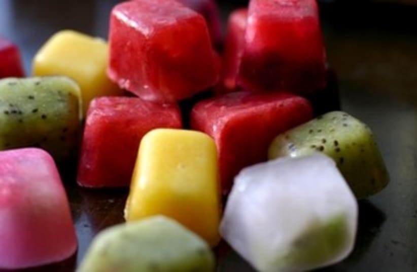 Fruit ice cubes 370 (photo credit: Laura Frankel)