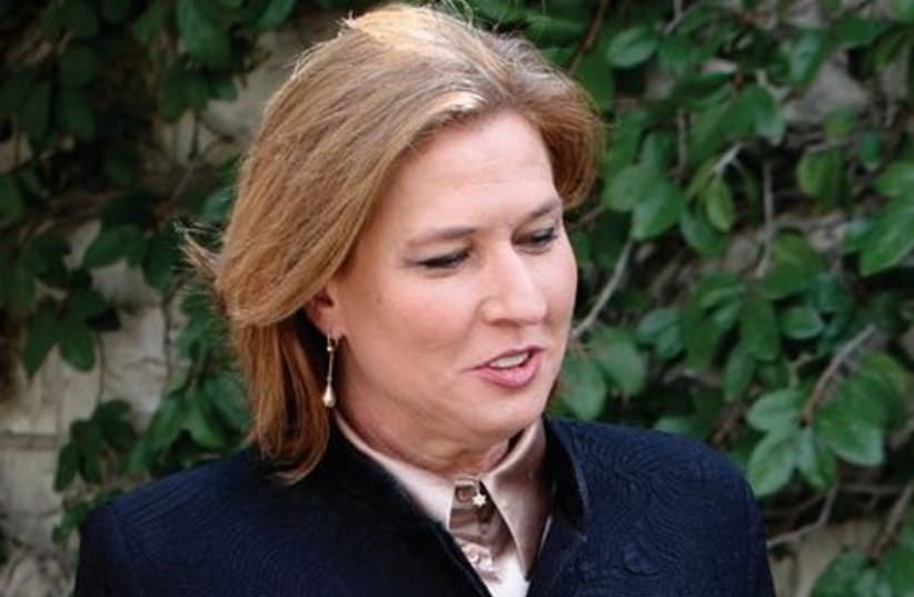 Livni (photo credit: Reuters)