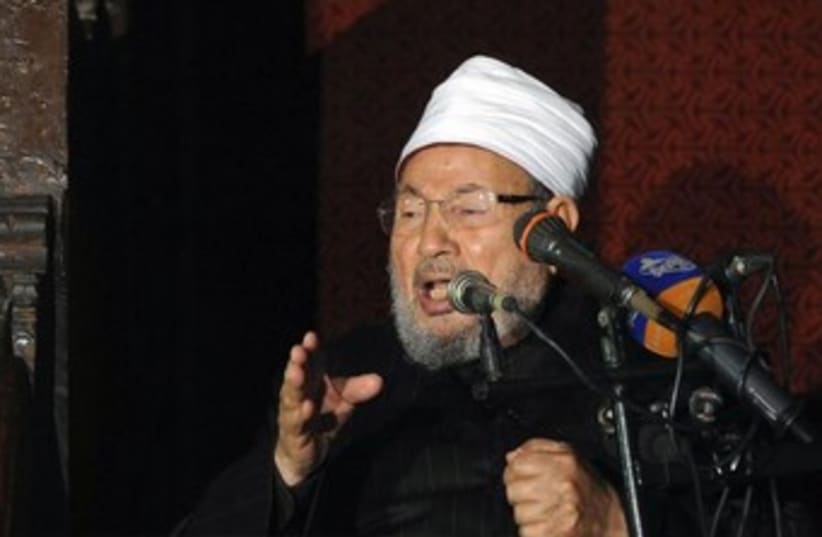 Sheikh Yusuf al-Qaradawi 370 (photo credit: REUTERS/Amr Abdallah Dalsh)