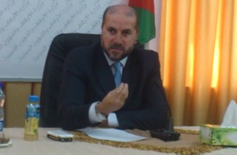 PA Religious Affairs Minister Mahmoud El Habash 370 (photo credit: Gil Hoffman)