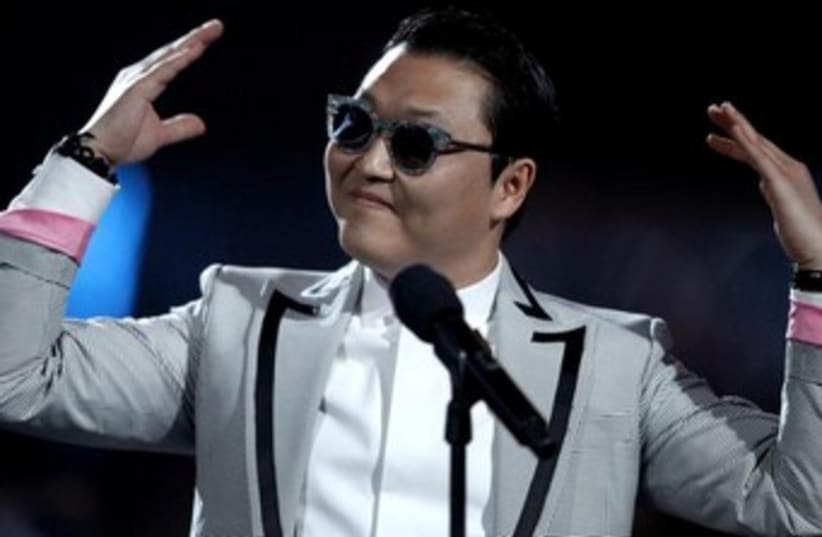 South Korean rapper Psy 370 (photo credit: REUTERS/Steve Marcus)