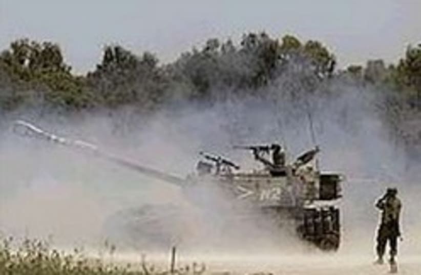 Gaza artillery 248.88 (photo credit: AP)