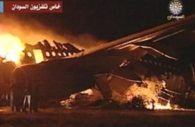 Sudan plane crash 224.88 (photo credit: AP)