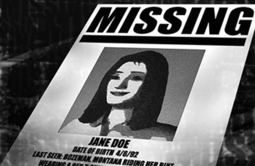 jane doe missing 370 (photo credit: courtesy)