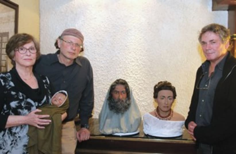 reconstructed bible faces 370 (photo credit: Marc Israel Sellem/The Jerusalem Post)