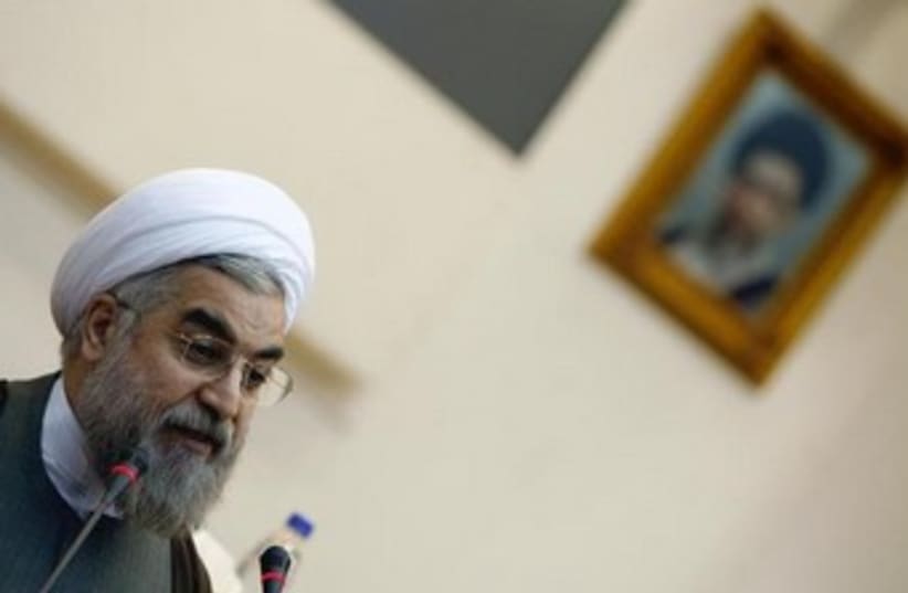 Iran's new president Hassan Rouhani 370 (photo credit: Reuters)