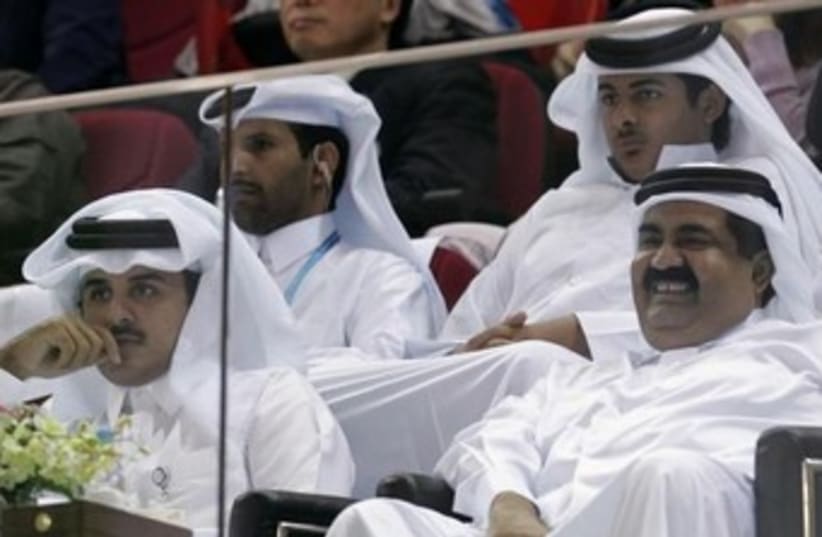 Qatar's Emir Sheikh Hamad Bin Khalifa Al-Thani 370  (photo credit: REUTERS)