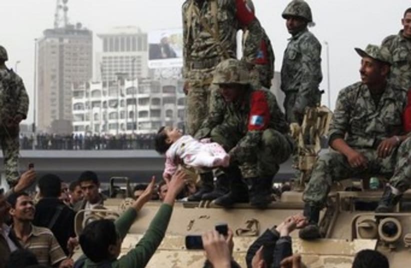 Military in Egypt (photo credit: Reuters)