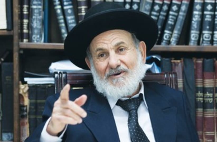Sephardi Chief Rabbi candidate Tzion Shalom Boaron 370 (photo credit: Flash 90)
