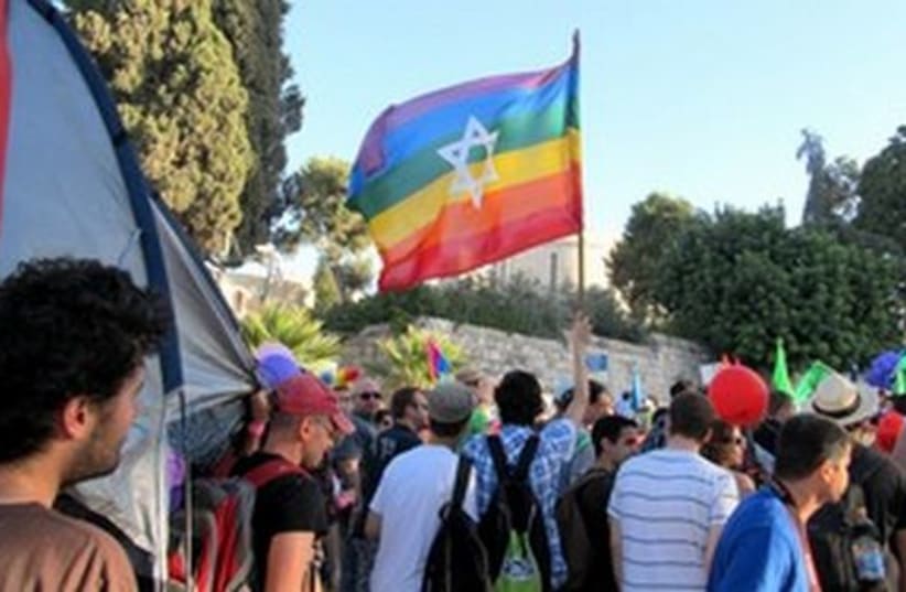 Jerusalem gay pride parade_311 (photo credit: MELANIE LIDMAN)