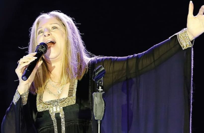 Barbra Streisand 521 (photo credit: REUTERS)