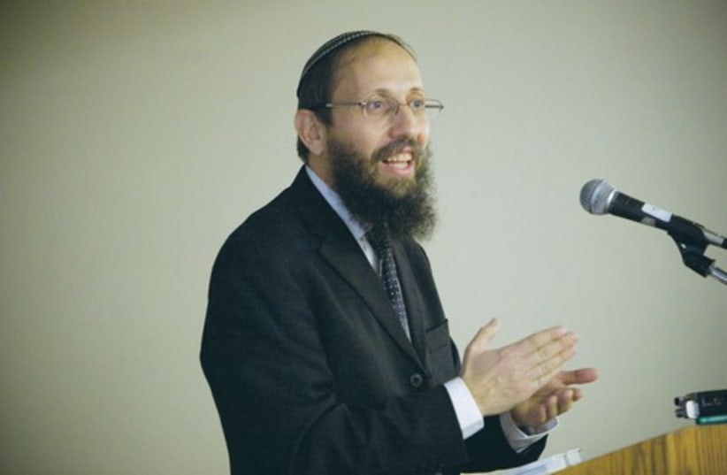 Rabbi Yosef Zvi Rimon of Gush Etzion521  (photo credit: Laura Kelly)
