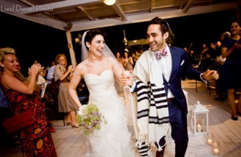 Jenna and David's wedding (photo credit:  Liesl Diesel)