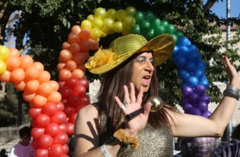 Gay Pride parade Jerusalem 2013 (photo credit: Marc Israel Sellem/The Jerusalem Post)