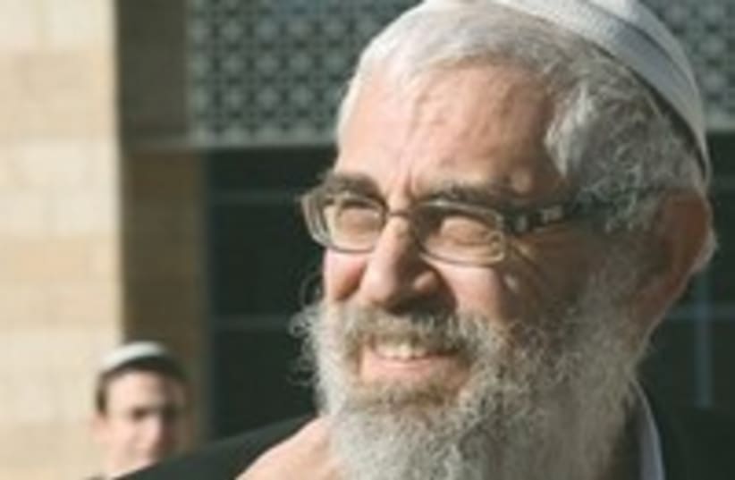 Rabbi Moti Elon 300 (photo credit: Marc Israel Sellem/The Jerusalem Post)