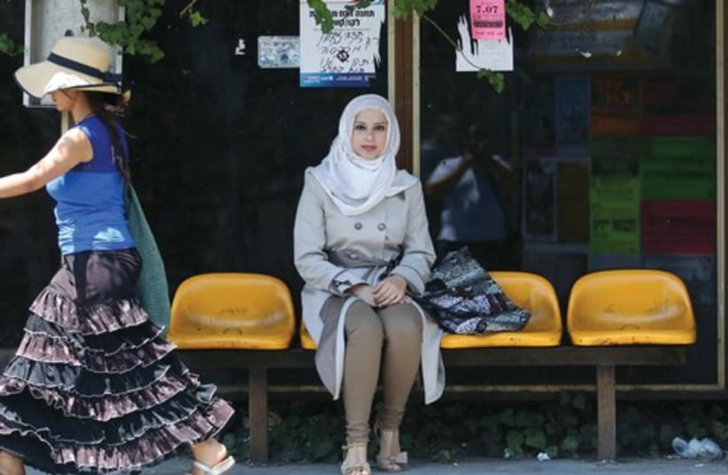 Syrian student Hiba Nagar in Jerusalem 521 (photo credit: Marc Israel Sellem/The Jerusalem Post)