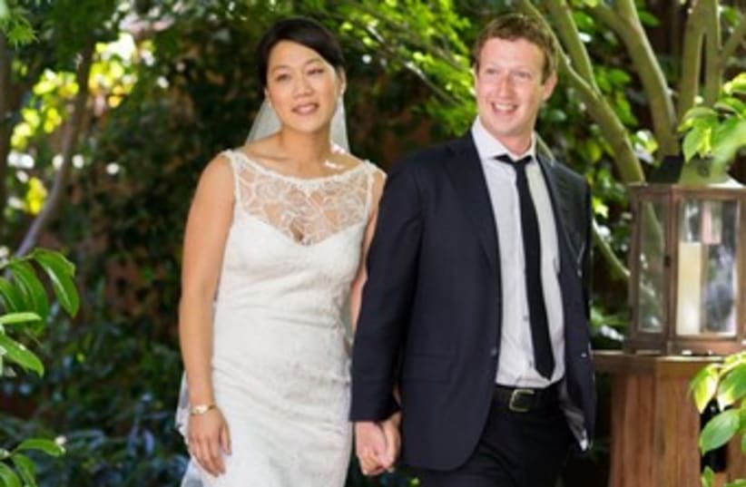 Wedding of Mark Zuckerberg and Priscilla Chan 370 (photo credit: Allyson Magda/Facebook/ JTA)