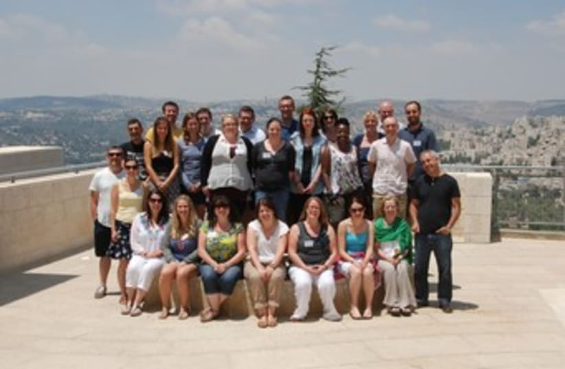 UK teachers visit Israel on Holocaust Education training tri (photo credit: Courtesy of  Yad Vashem and the Holocaust Educatio)
