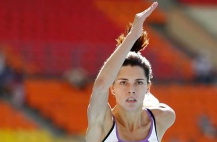 Israeli triple-jumper Hanna Knyazyeva-Minenko 370 (photo credit: REUTERS)