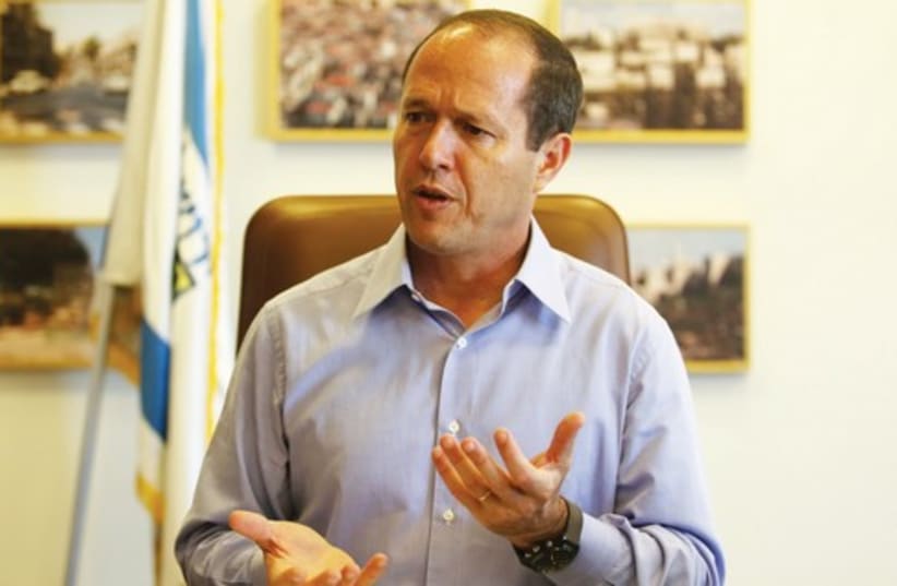 Jerusalem Mayor Nir Barkat 521 (photo credit: Marc Israel Sellem/The Jerusalem Post)