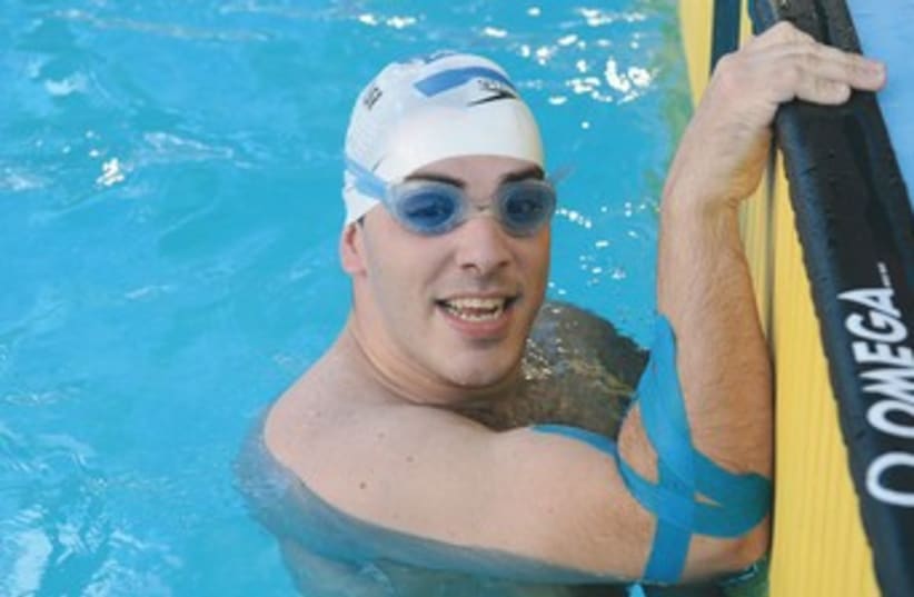 Itazhak Mamistvalov swimmer 370 (photo credit: Raz Livnat)