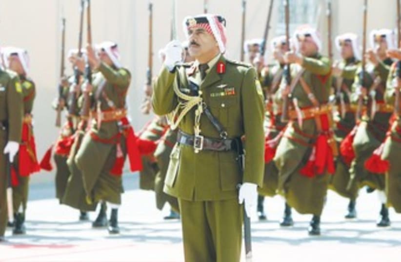 jordan honorary beduin guard 370 (photo credit: REUTERS)