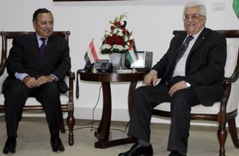 Egypt's Foreign Minister Nabil Fahmy 370 (photo credit: REUTERS/Abed Omar Qusini)