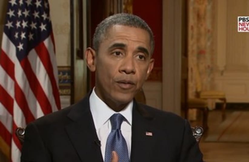 Obama discusses Syria in PBS interview 370 (photo credit: YouTube Screenshot)