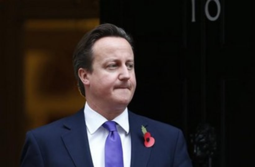 British Prime Minister David Cameron 370 (photo credit: REUTERS/Suzanne Plunkett)