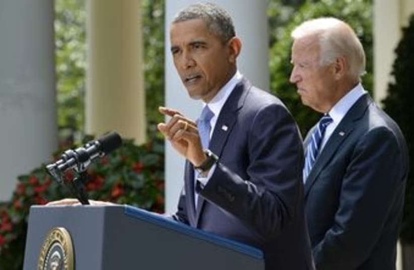 US President Obama speaks  (photo credit: Reuters)