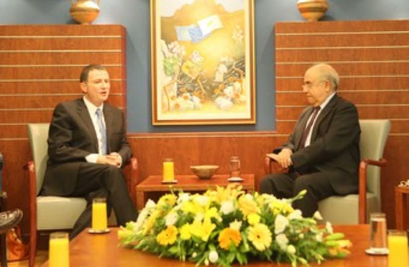 Edelstein meets with Cyprus counterpart 370 (photo credit: Knesset Speaker's Office)