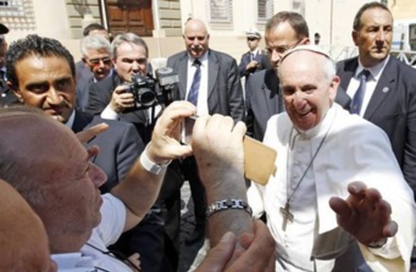 Pope Francis I 370 (photo credit: Reuters)