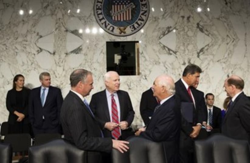 Senate Foreign Relations Committee hearing 370 (photo credit: REUTERS)