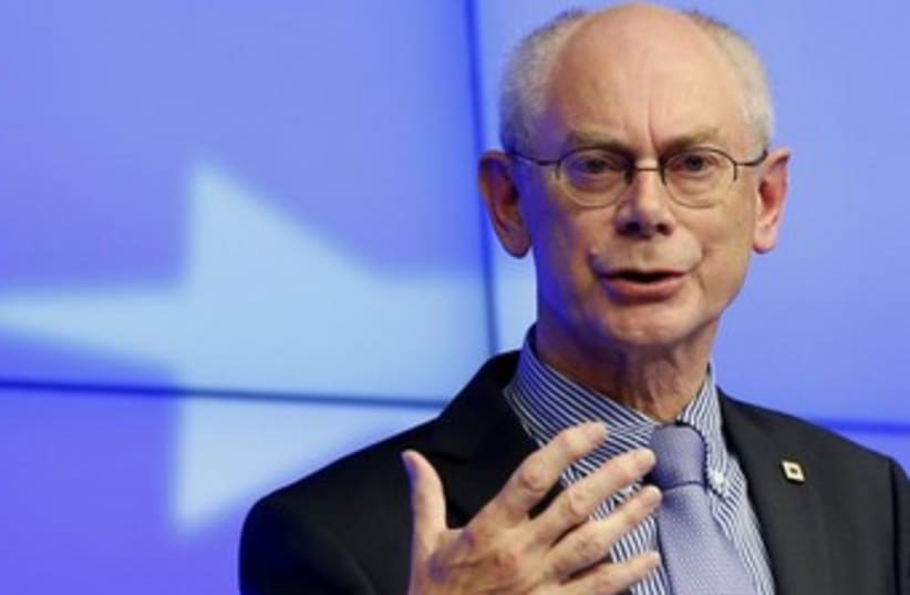 European Council President Herman Van Rompuy  (photo credit: REUTERS)