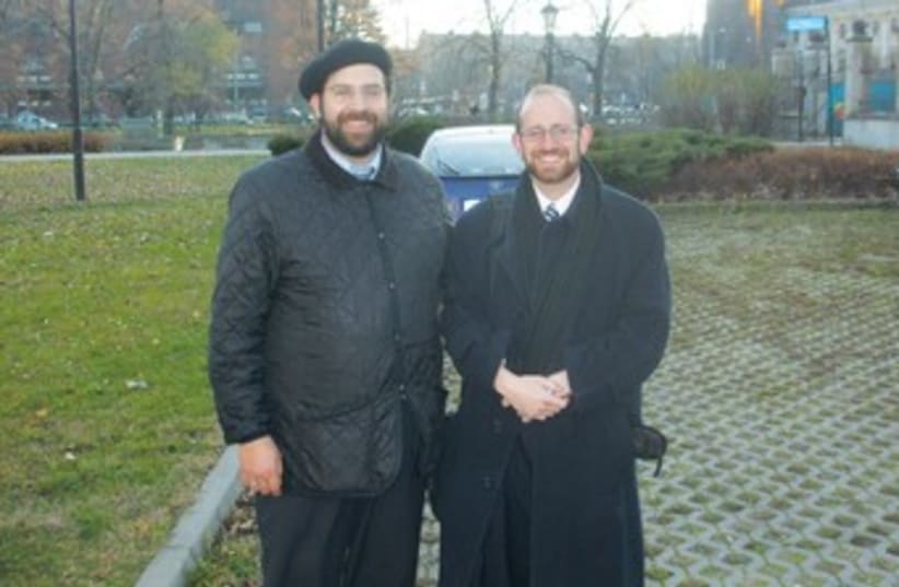 ELIEZER SHAI di Martino (left) and Yehoshua Grunstein 370 (photo credit: Photos courtesy)