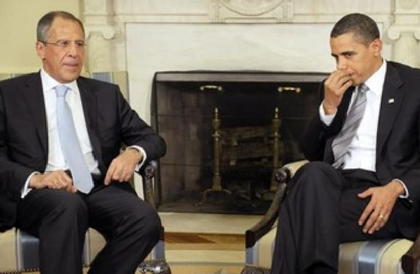 Obama and Lavrov 370 (photo credit: REUTERS)