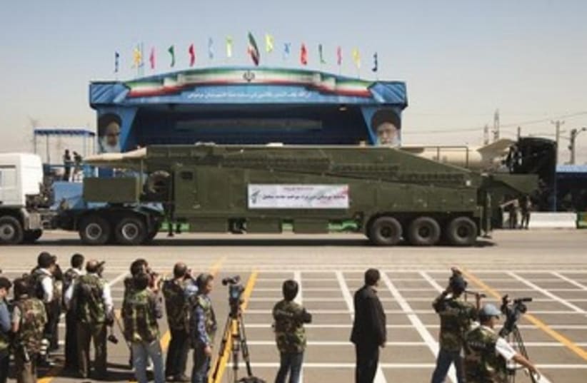 Iranian Sejil 2 missile 370 (photo credit: REUTERS)