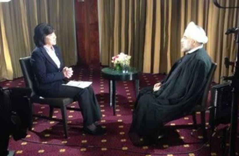 Rouhani CNN interivew 370 (photo credit: Courtesy)