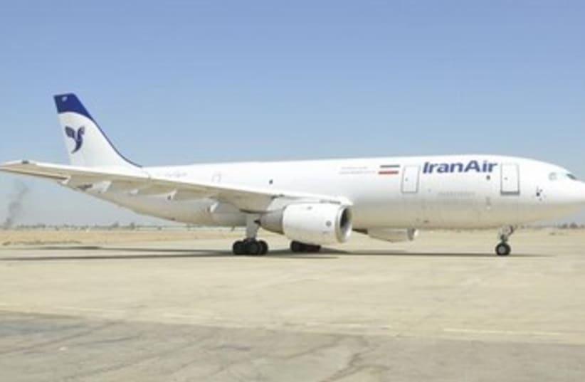 Iranian Air 370 (photo credit: REUTERS/Iraqi Civil Aviation Authority/Handout)