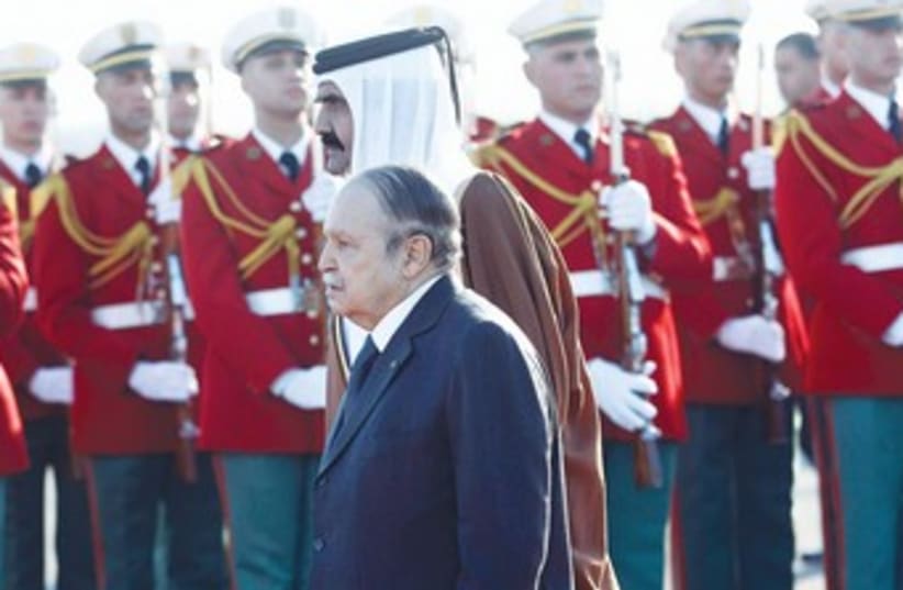 Algerian President Abdelaziz Bouteflika 370 (photo credit: REUTERS)