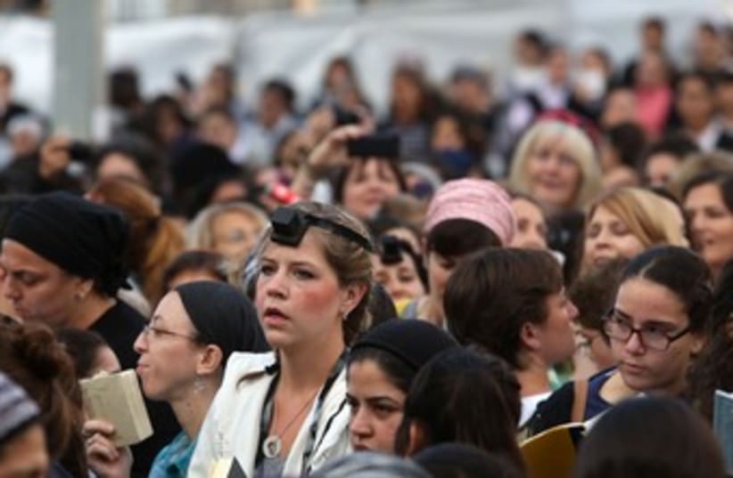 Women on the Wall 370 (photo credit: Marc Israel Sellem/The Jerusalem Post)