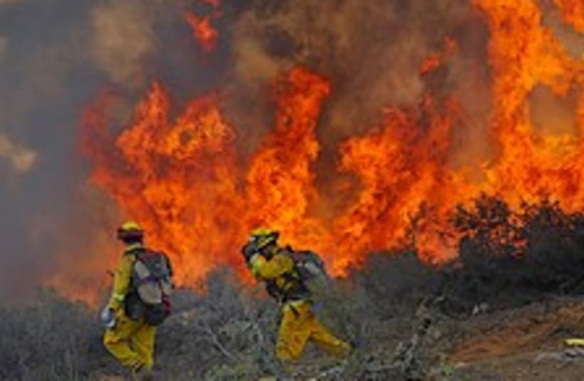 california fires 224.88 (photo credit: AP)